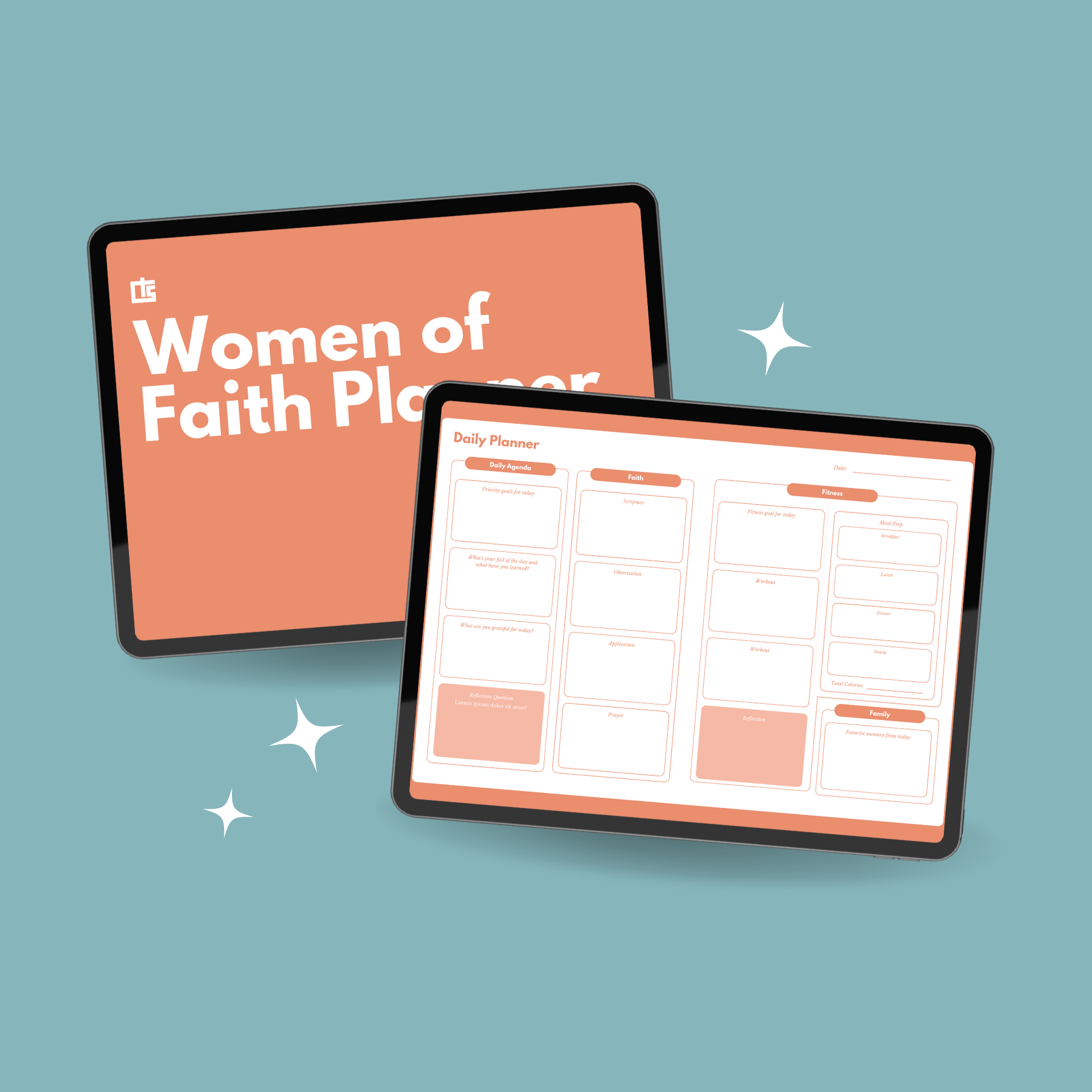 Women of Faith: Undated Digital Planner